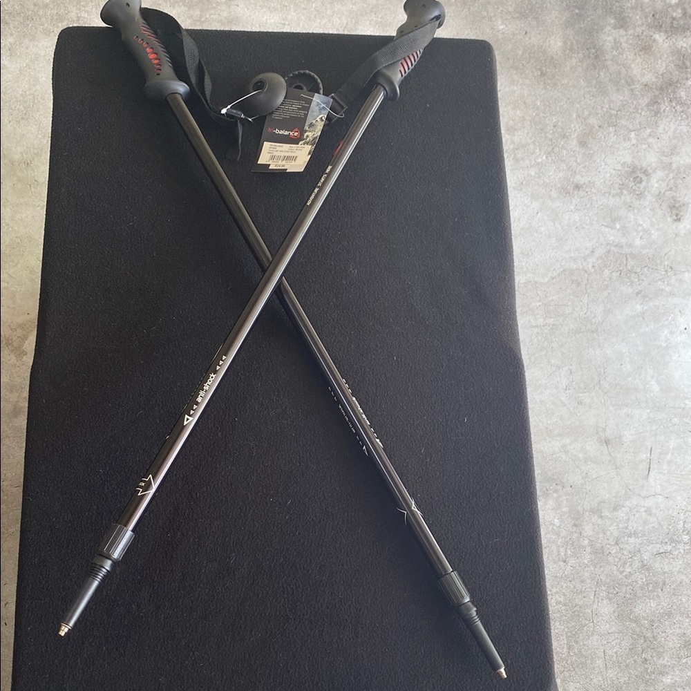 Black Trekking Poles
